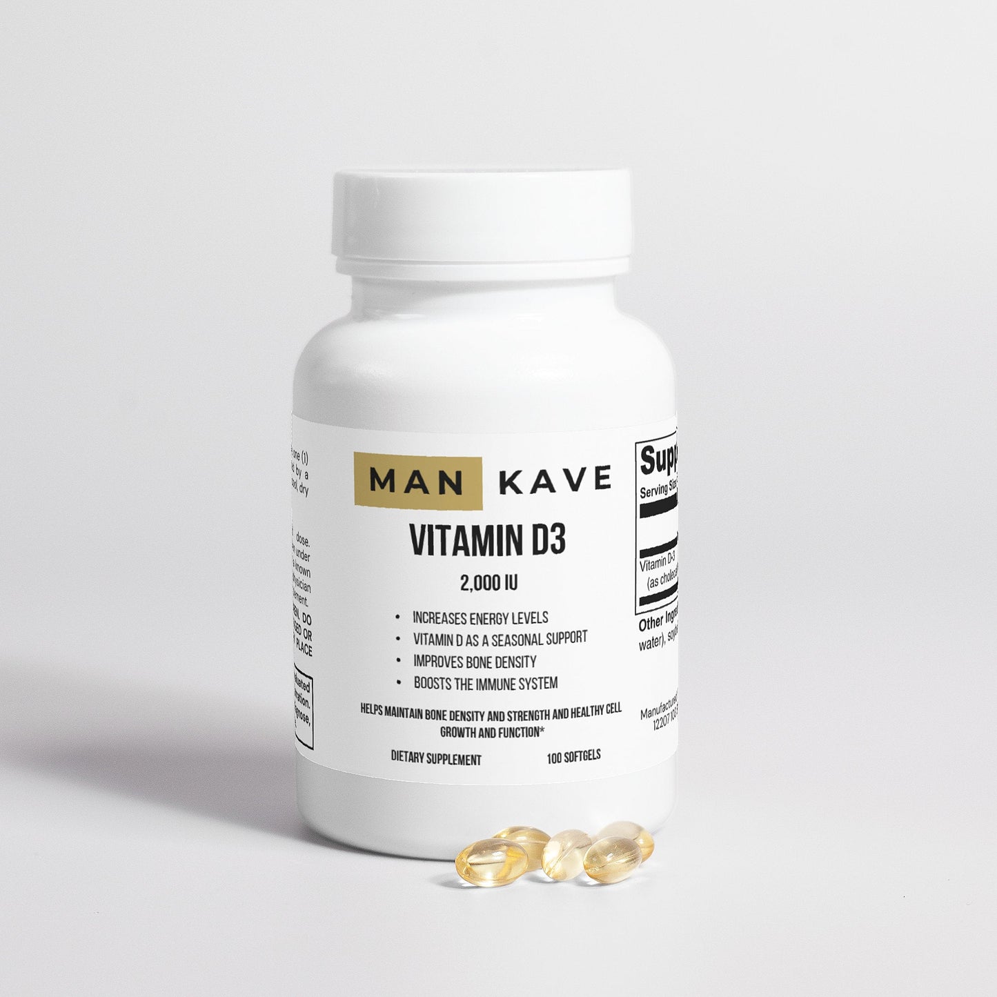 Vitamin D3 2,000 IU Mankave
