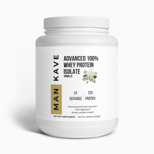 Advanced 100% Whey Protein Isolate (Vanilla) Mankave