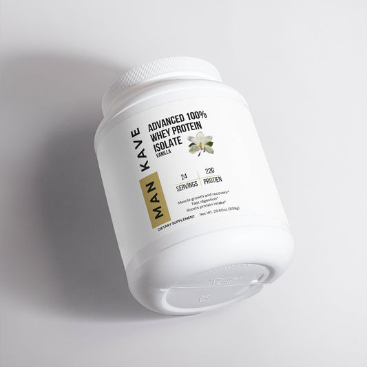 Advanced 100% Whey Protein Isolate (Vanilla) Mankave
